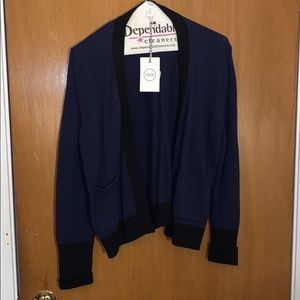 Navy blue cardigan